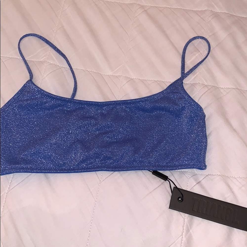 Triangl marina sparkle top medium - Brand new